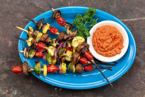 Grilled Vegetable Kabobs
