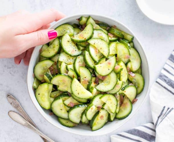 Mediterranean Cucumber Salad