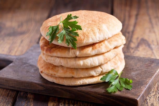 How To Make Pita Bread Recipe Turkish and Mediterranean Food