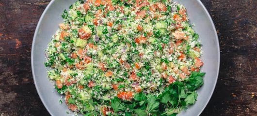 Mediterranean Cauliflower Salad